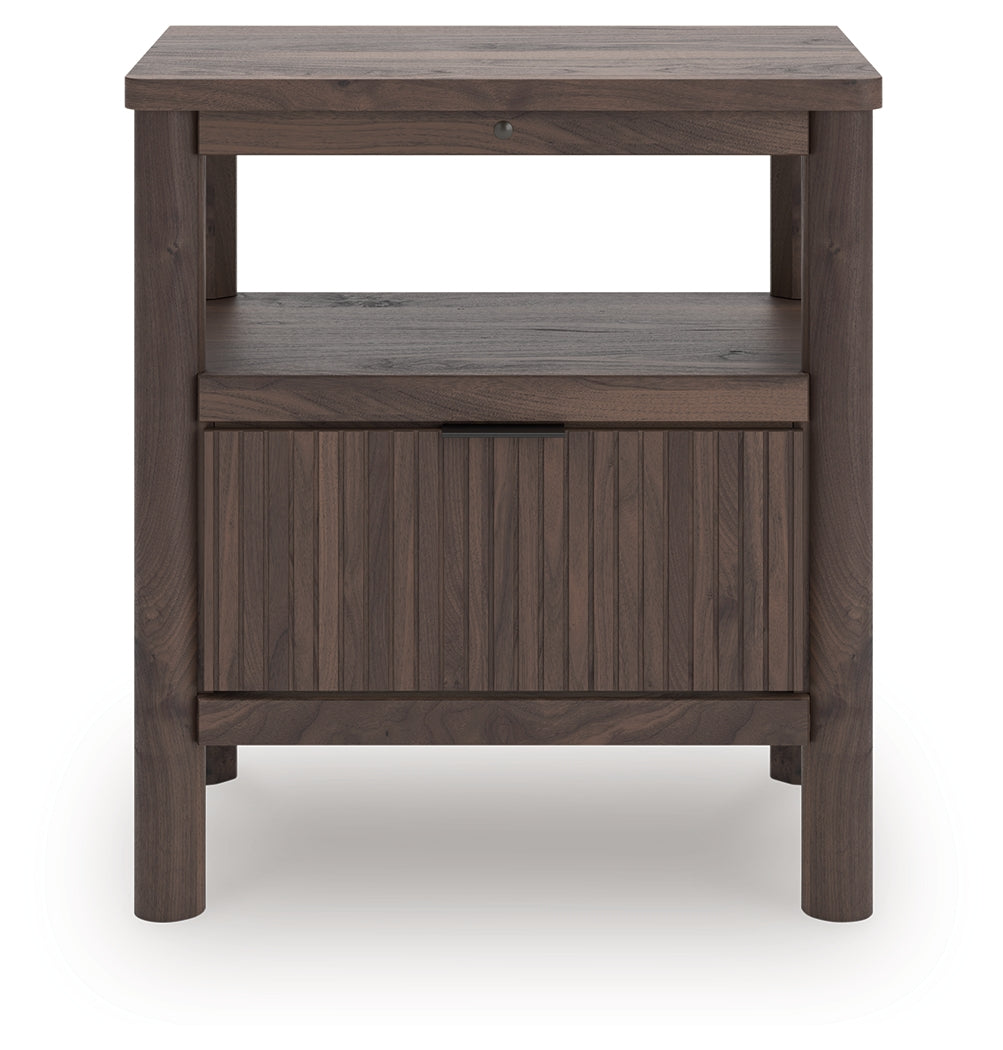 Pamytta Brown Panel Bedroom Setv by Ashley at Eve Furniture