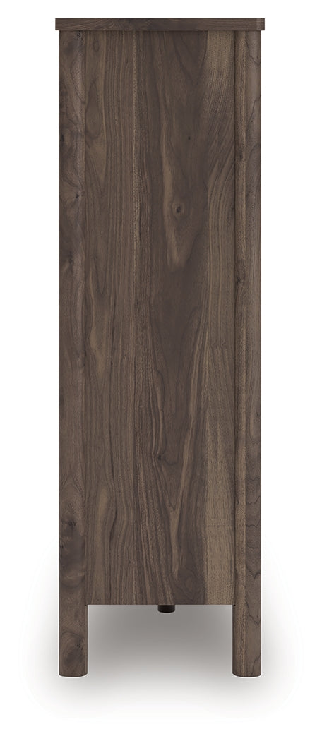 Pamytta Brown Wide Chest of Drawers by Ashley at Eve Furniture