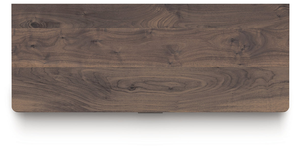 Pamytta Brown Wide Chest of Drawers by Ashley at Eve Furniture