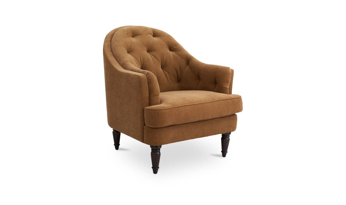 Pandora Accent Chair Ginger by Moe's Home at Eve Furniture