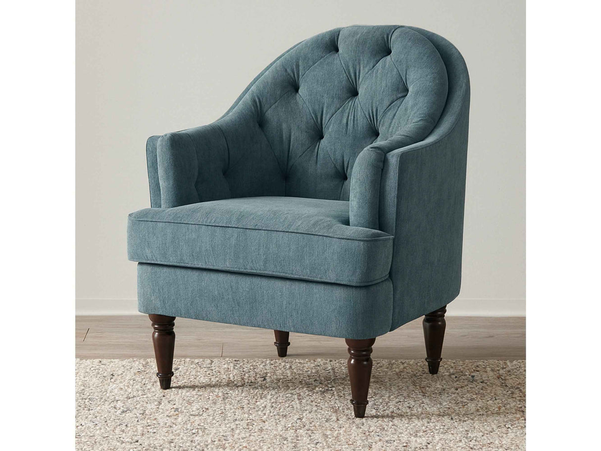 Pandora Light Blue Accent Chair by Moe's Home at Eve Furniture