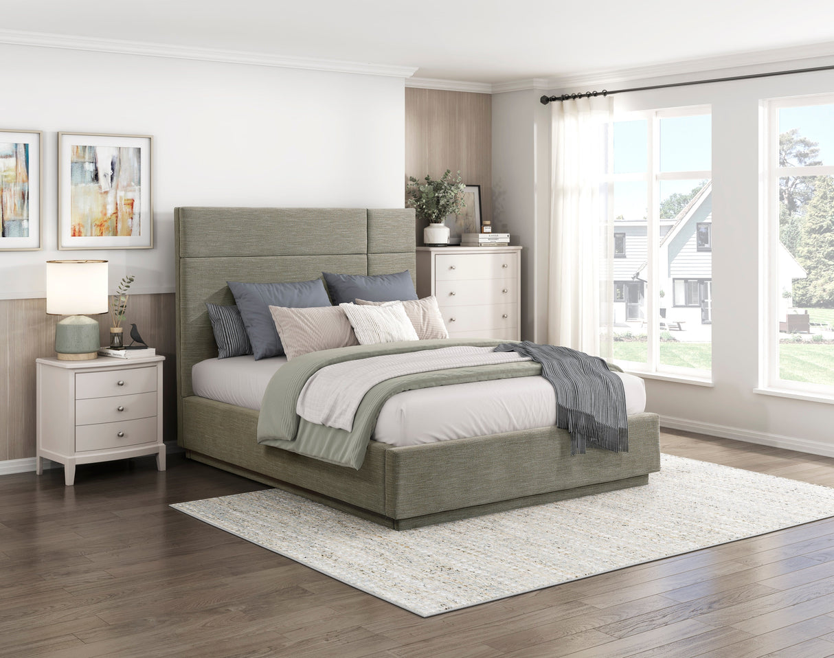 Paola Forest Green California King Platform Bed by Homelegance at Eve Furniture