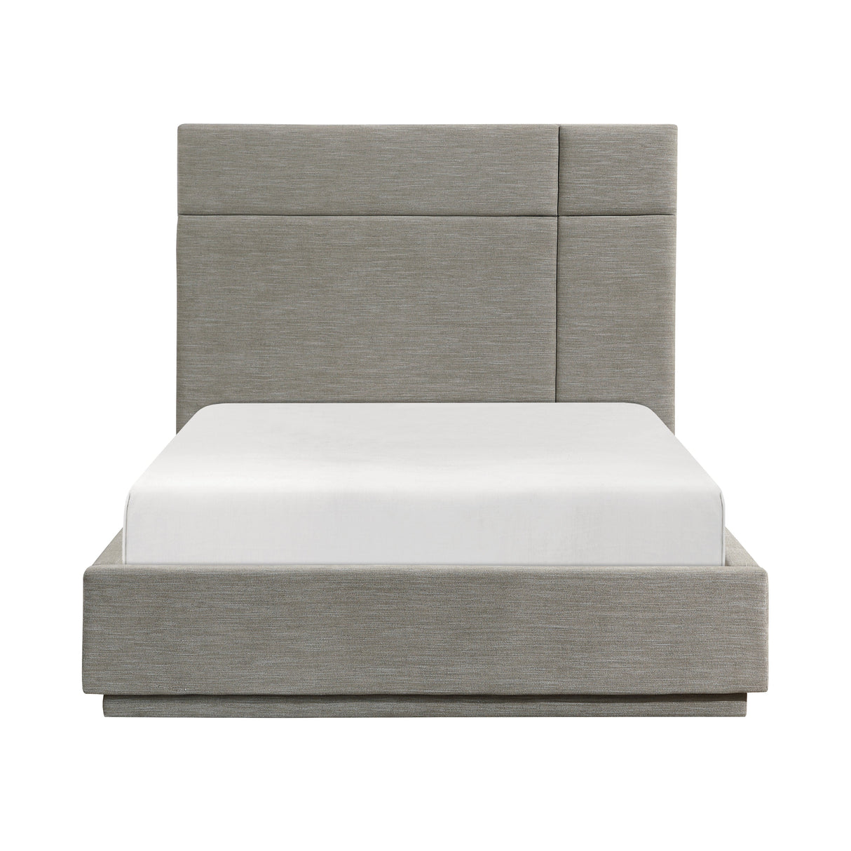 Paola Forest Green Full Upholstered Platform Bed by Homelegance at Eve Furniture
