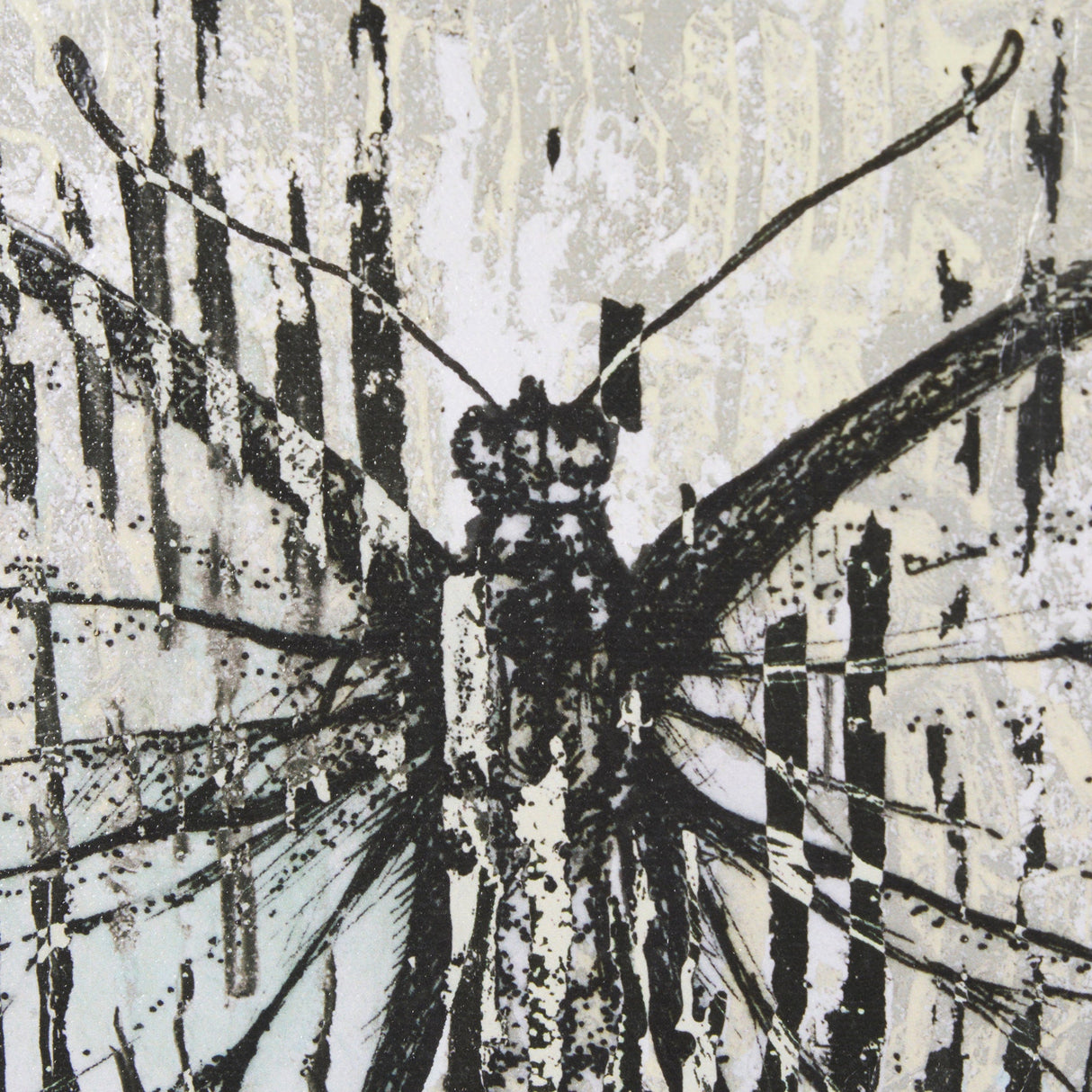 Papillon II by Mercana Studio a Hand Embellished Framed Art Print by Mercana at Eve Furniture