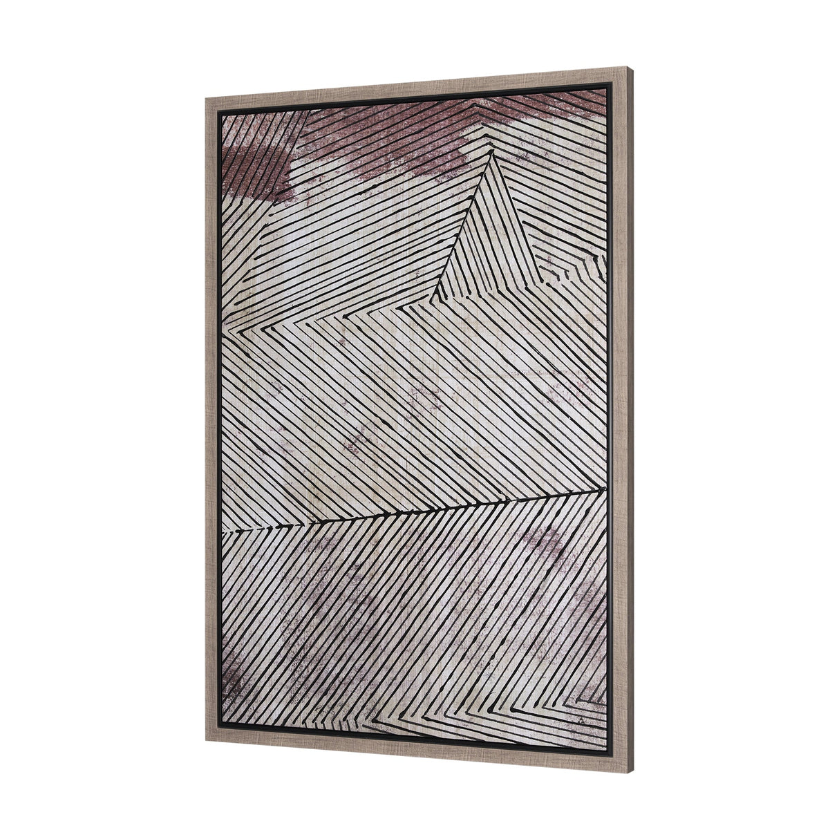 Papyrus Texture II by Mercana Studio a Hand Embellished Textured Framed Canvas by Mercana at Eve Furniture