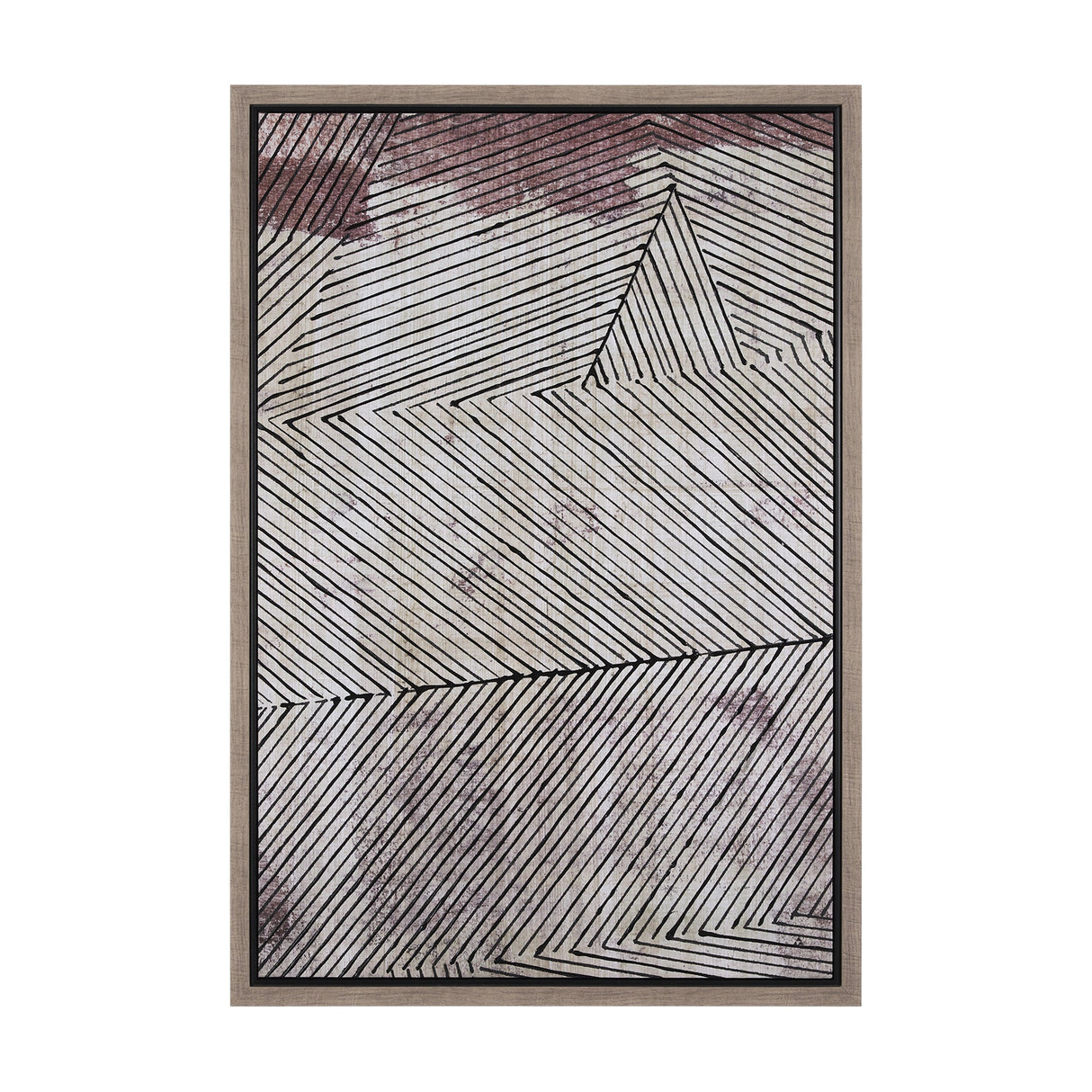 Papyrus Texture II by Mercana Studio a Hand Embellished Textured Framed Canvas by Mercana at Eve Furniture