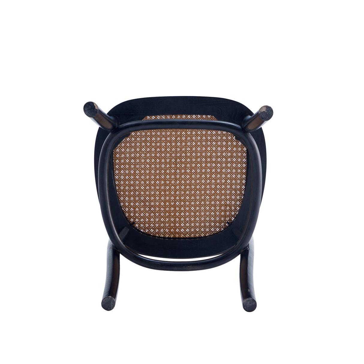 Paragon Dining Chair 2.0 in Black and Cane (set of 2) by Manhattan Comfort at Eve Furniture