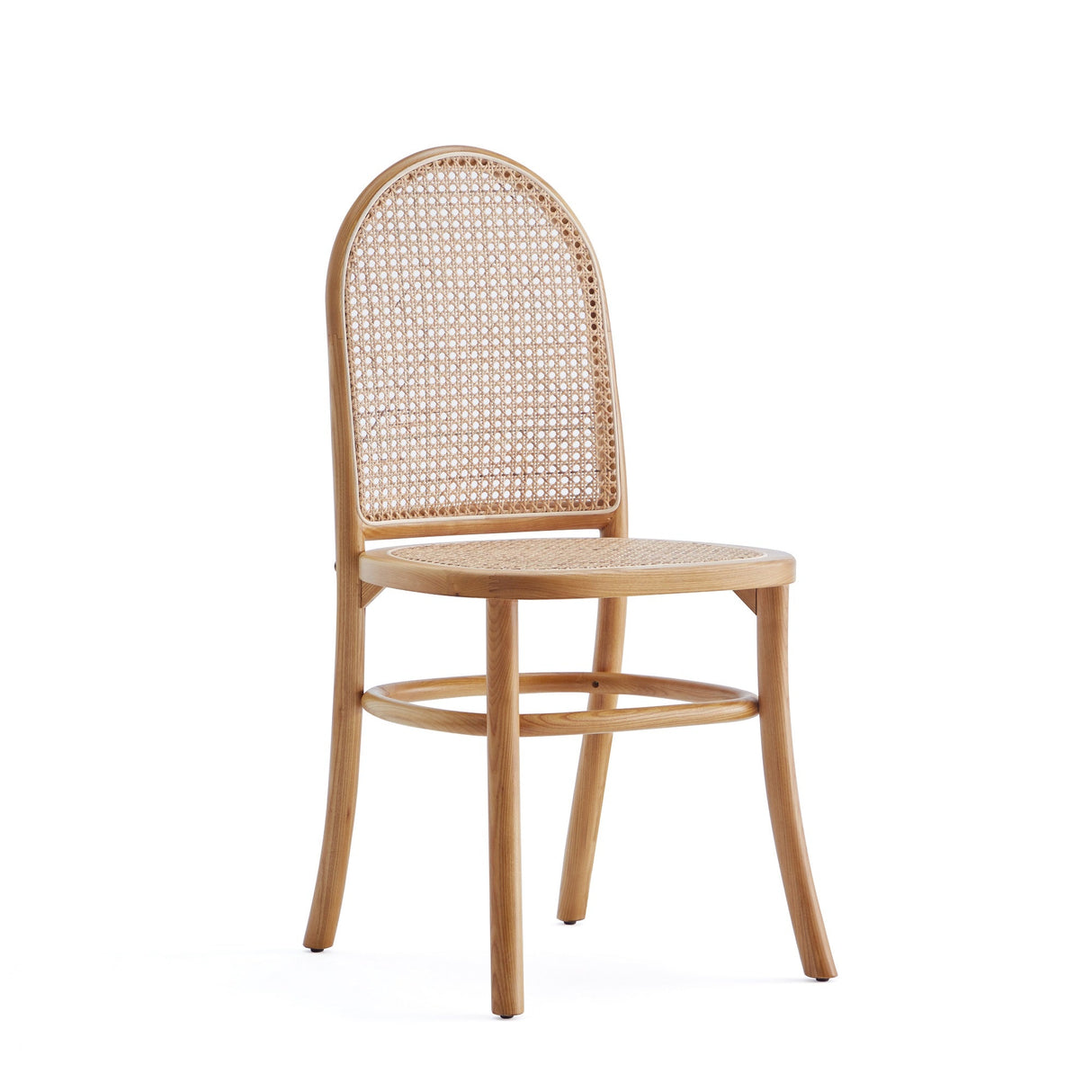 Paragon Dining Chair 2.0 in Nature and Cane (set of 2) by Manhattan Comfort at Eve Furniture