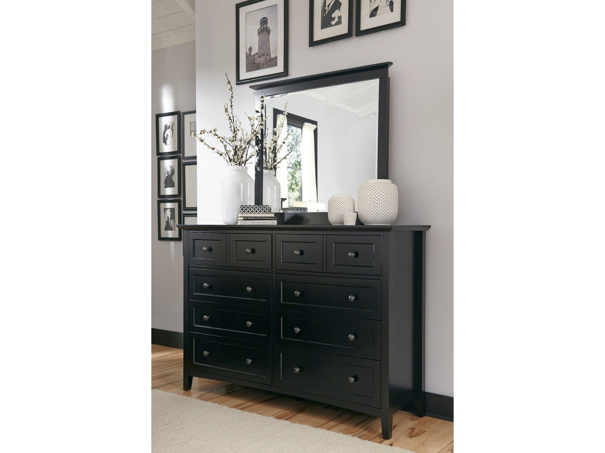 Paragon Eight Drawer Dresser in Black by Modus Furniture at Eve Furniture