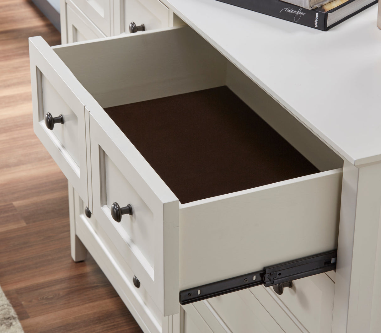 Paragon Eight Drawer Dresser in White by Modus Furniture at Eve Furniture