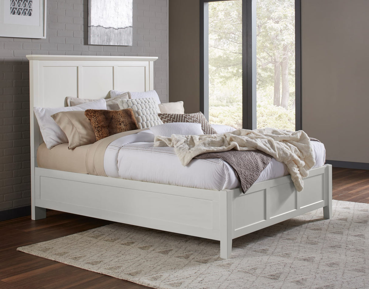 Paragon White King Panel Bed by Modus Furniture at Eve Furniture