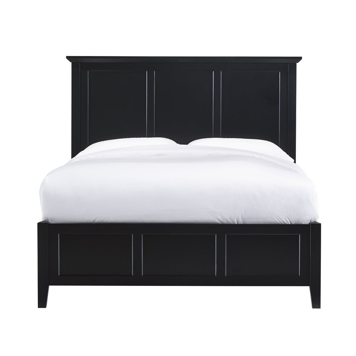 Paragon Wood Eastern King Panel Bed in Black by Modus Furniture at Eve Furniture