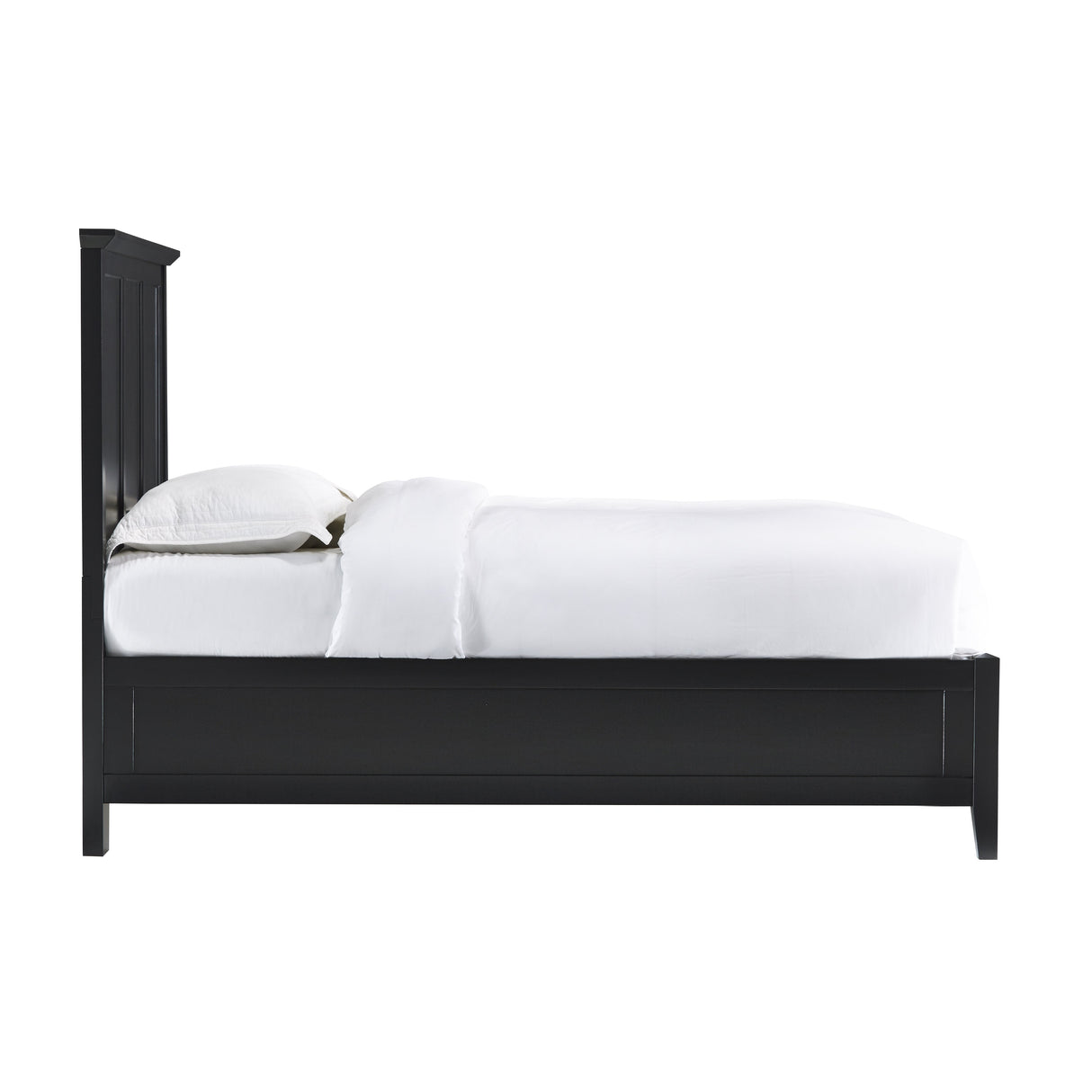 Paragon Wood Queen Panel Bed in Black by Modus Furniture at Eve Furniture