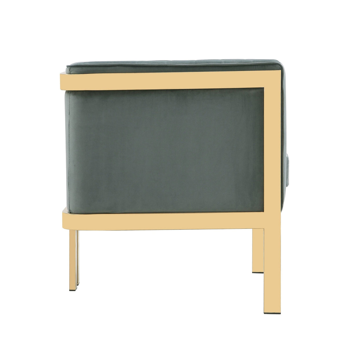 Paramount Accent Armchair in Warm Grey and Polished Brass (set of 2) by Manhattan Comfort at Eve Furniture
