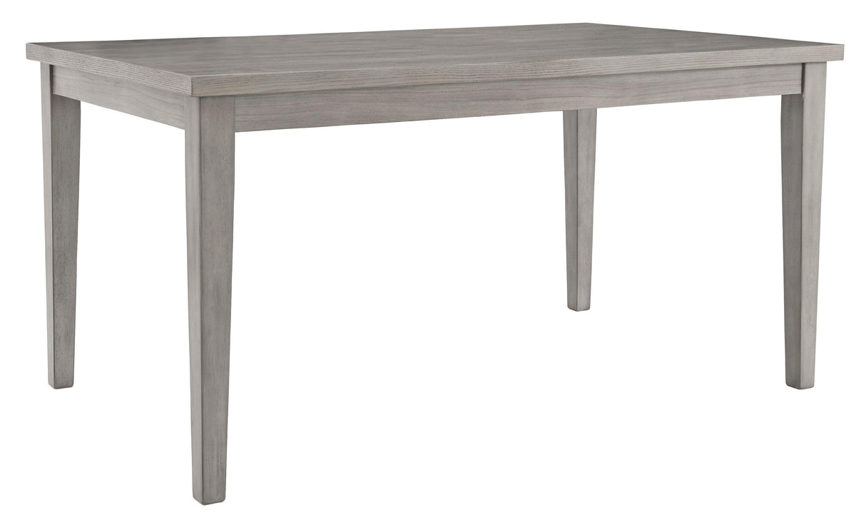 Parellen Beige/Gray Rectangular Dining Set by Ashley at Eve Furniture