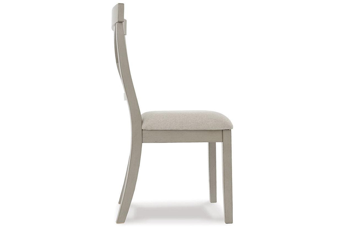 Parellen Gray Dining Chair, Set of 2 by Ashley at Eve Furniture