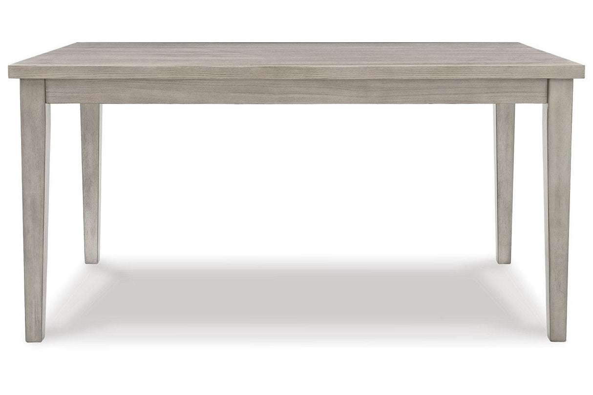 Parellen Gray Dining Table by Ashley at Eve Furniture