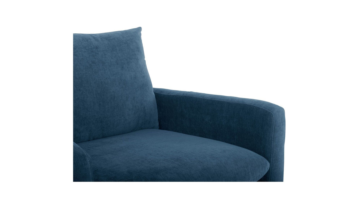 Paris Armchair Blue by Moe's Home at Eve Furniture