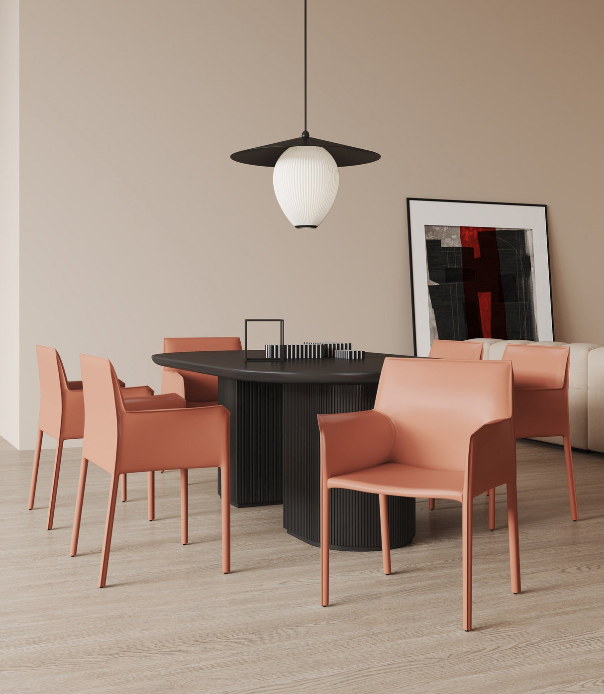 Paris Armchair in Clay (set of 2) by Manhattan Comfort at Eve Furniture