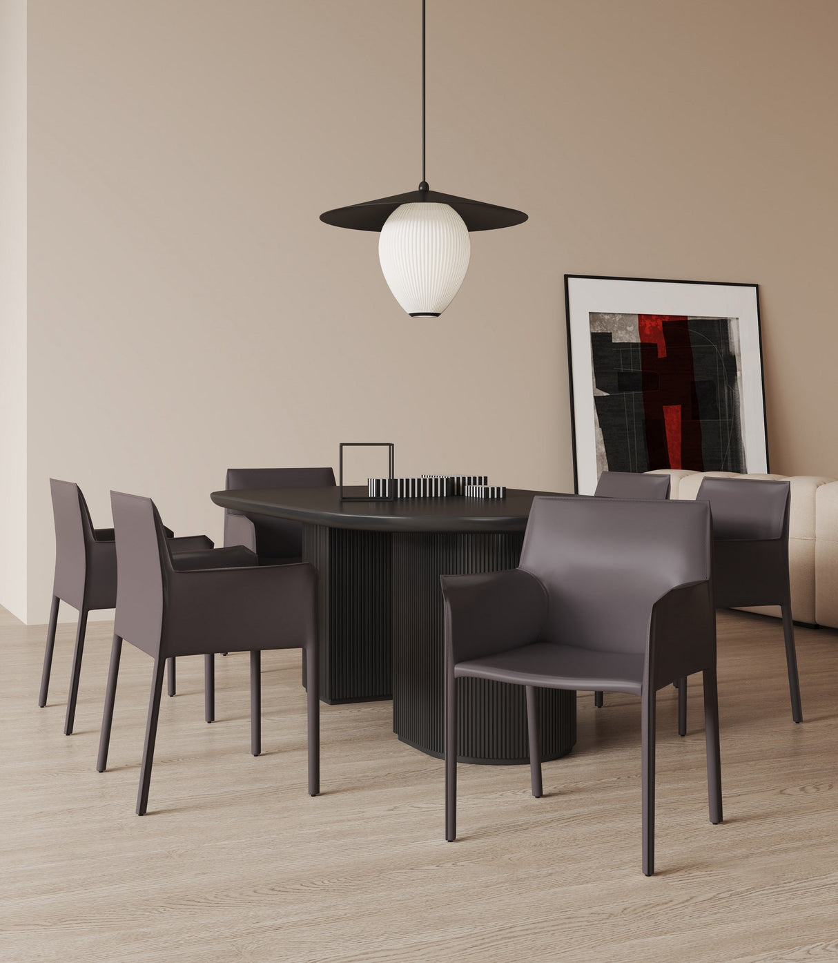 Paris Armchair in Grey (set of 2) by Manhattan Comfort at Eve Furniture