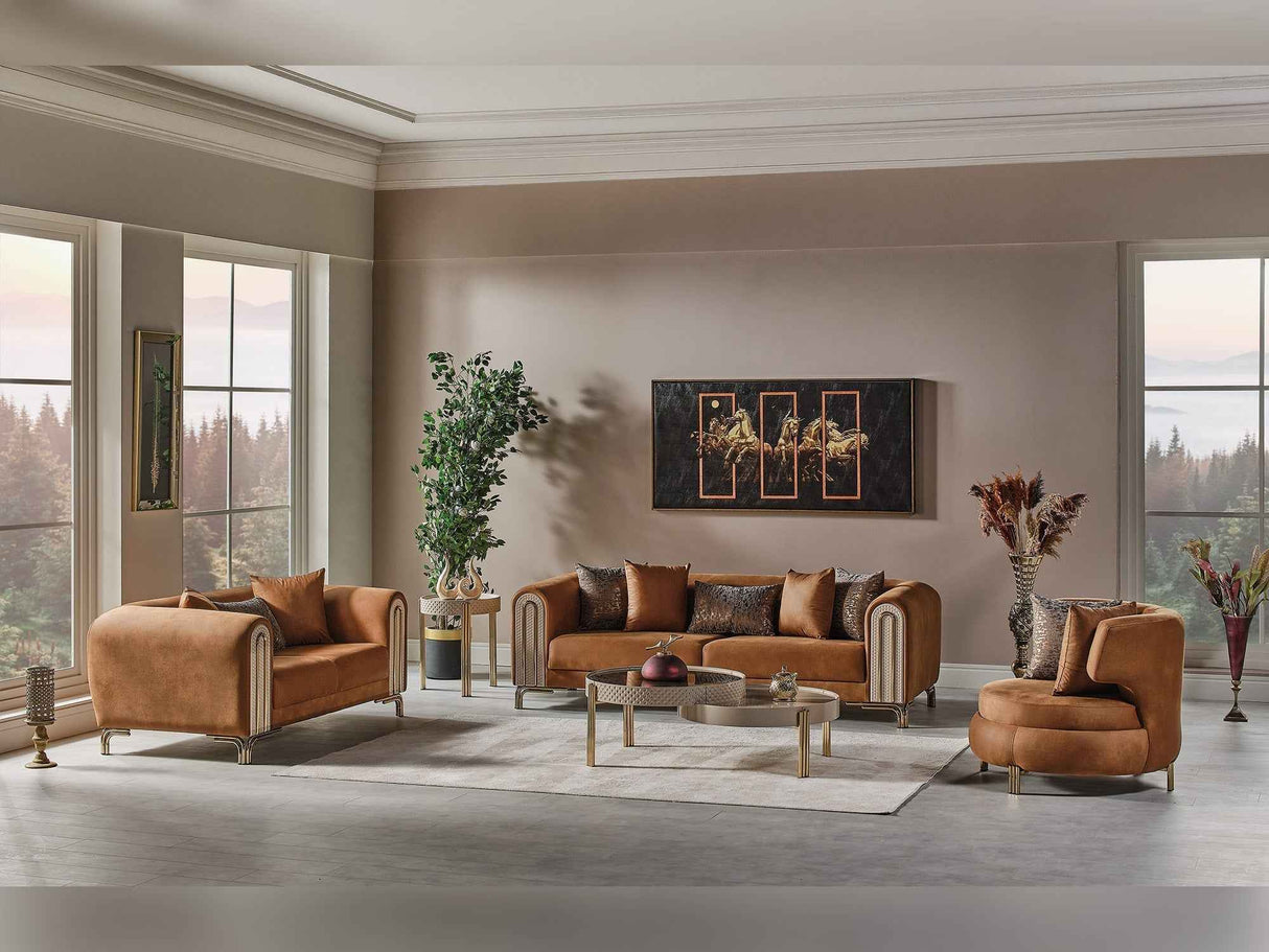 Paris Brown Chair by Furnia at Eve Furniture