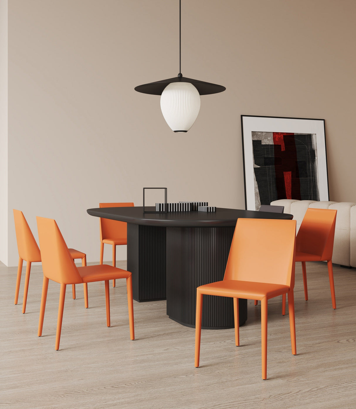 Paris Dining Chair in Coral (set of 4) by Manhattan Comfort at Eve Furniture