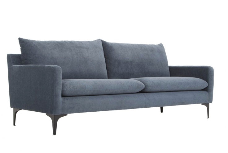 Paris Sofa Blue by Moe's Home at Eve Furniture