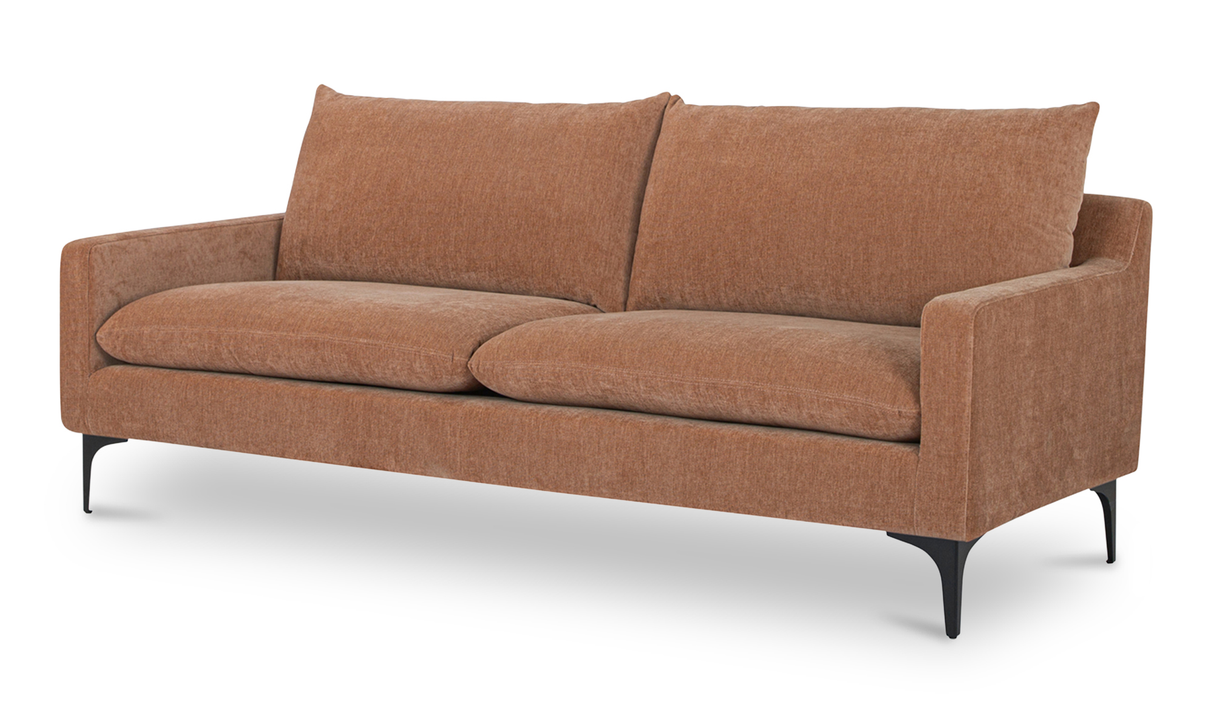 Paris Sofa Heritage Pink by Moe's Home at Eve Furniture