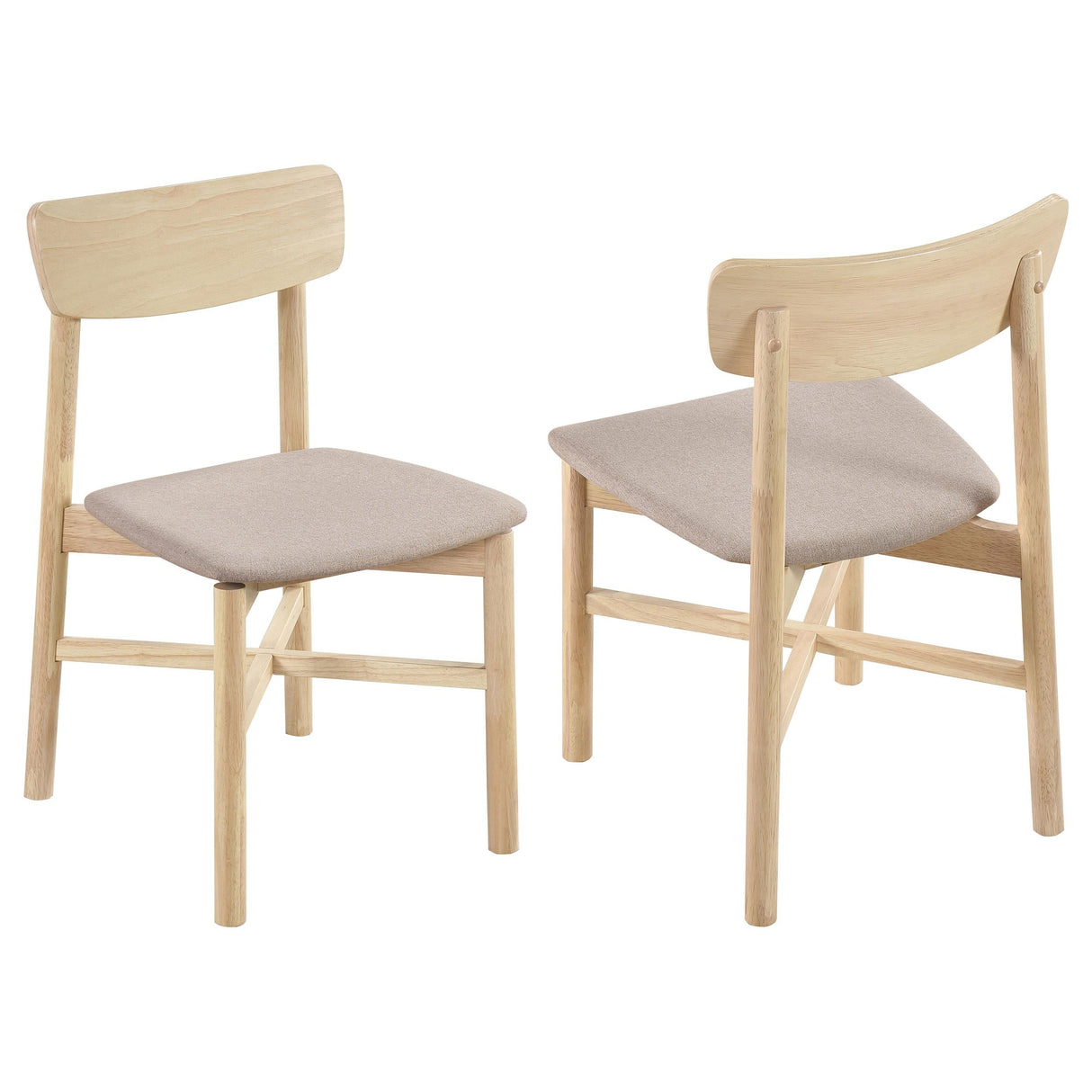 Parkridge White Washed Dining Side Chair, Set of 2 by Coaster at Eve Furniture