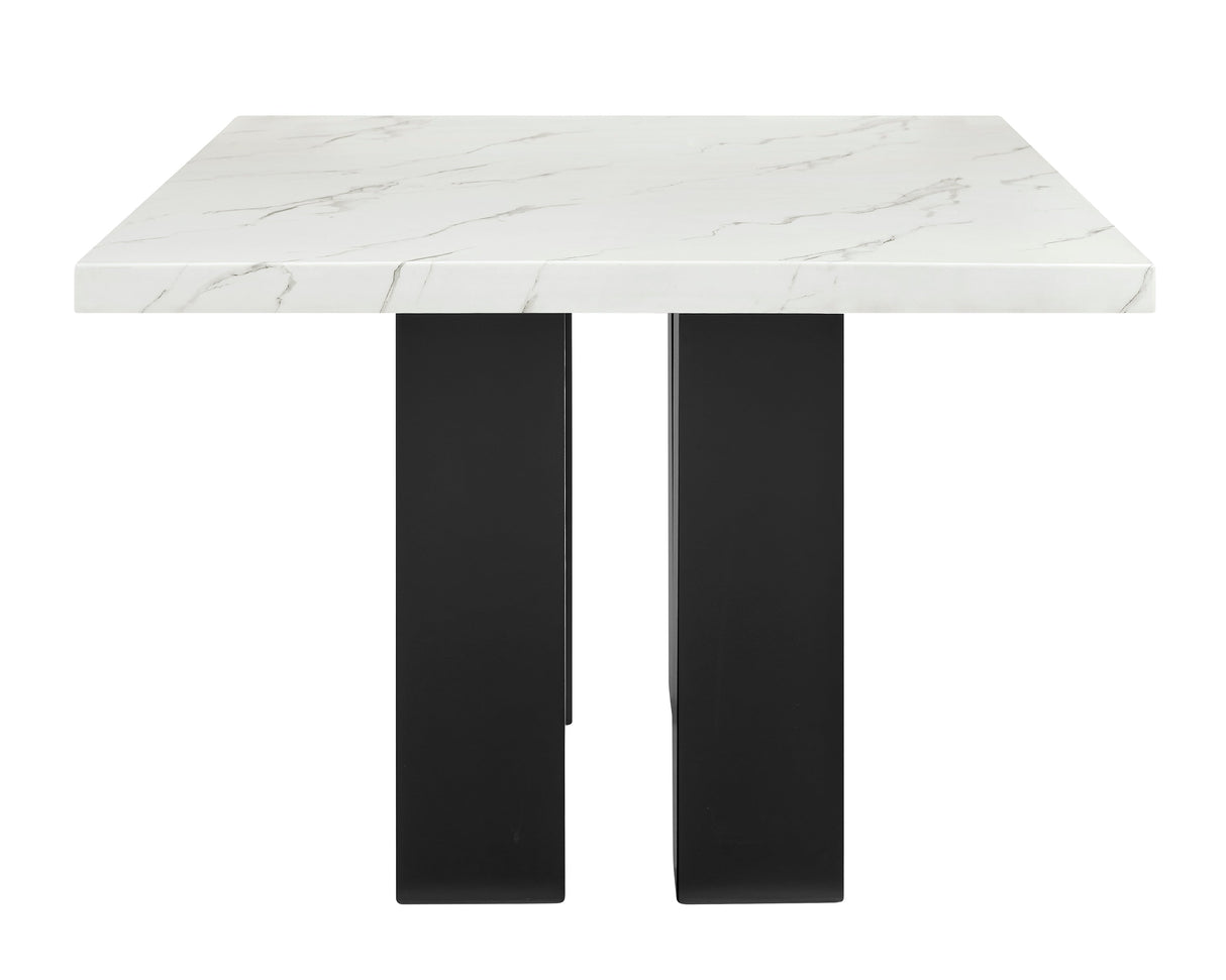 Parkside Gray and Black Dining Table by Crown Mark at Eve Furniture