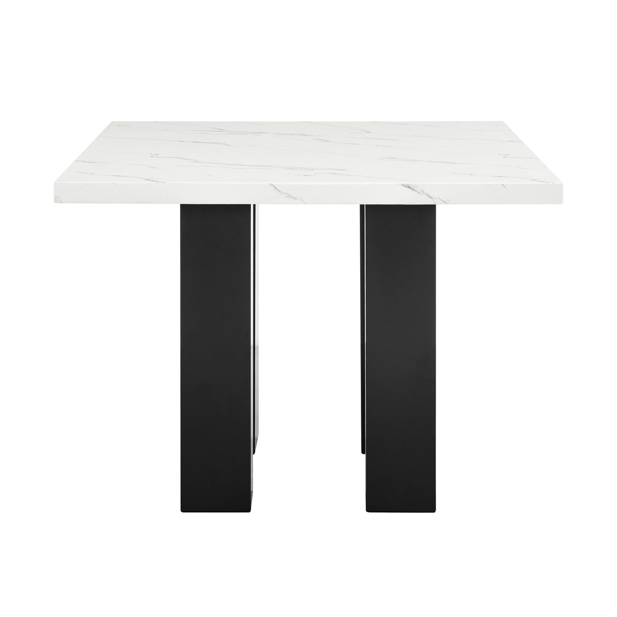 Parkside Black and White Counter Height Dining Table by Crown Mark at Eve Furniture