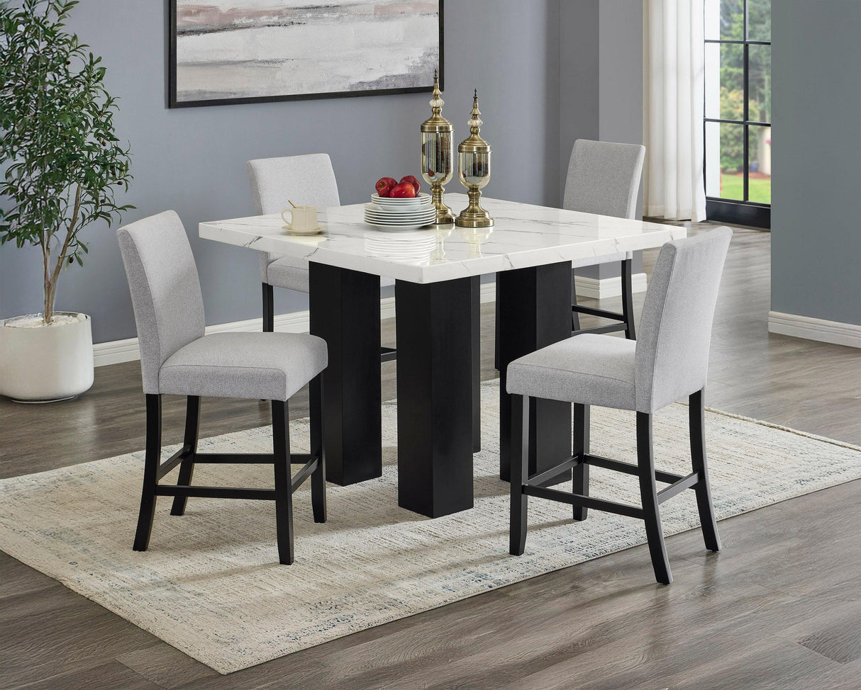 Parkside Dove Counter Height Dining Set by Crown Mark at Eve Furniture