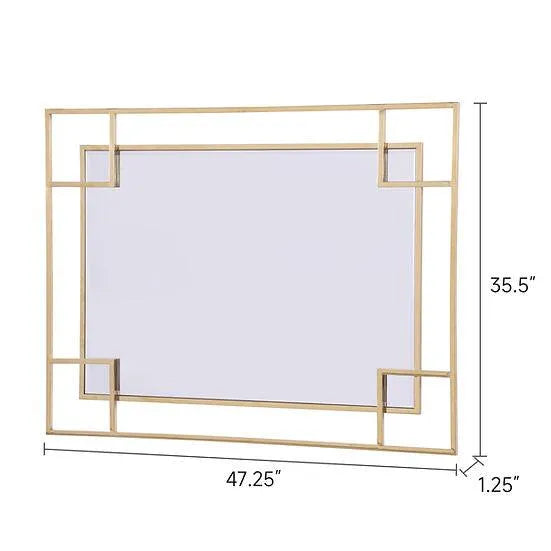 Paros Gold Mirror by New Era Innovations at Eve Furniture