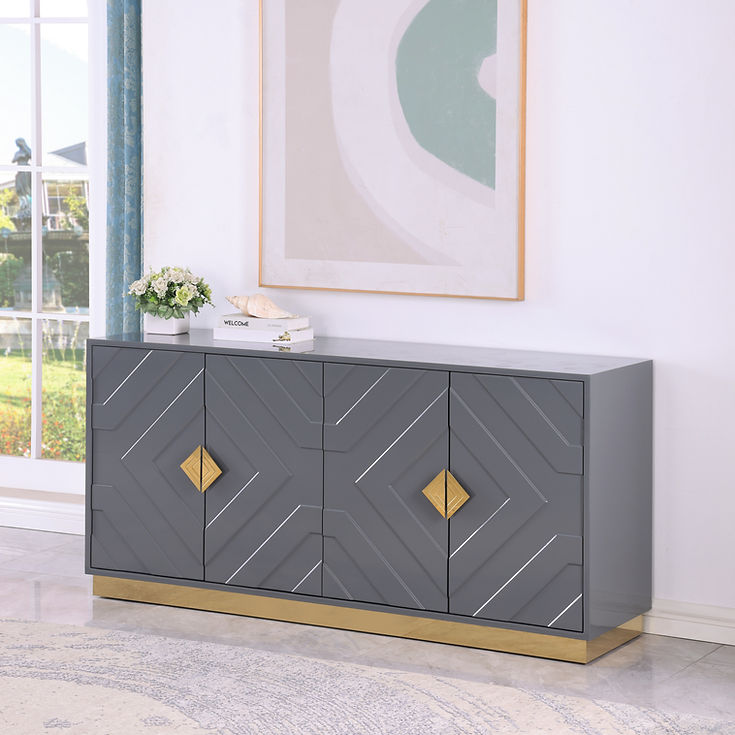 Paros Grey Console Table by New Era Innovations at Eve Furniture