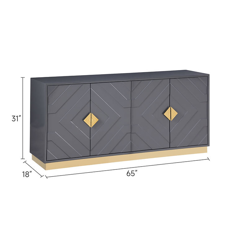 Paros Grey Console Table by New Era Innovations at Eve Furniture