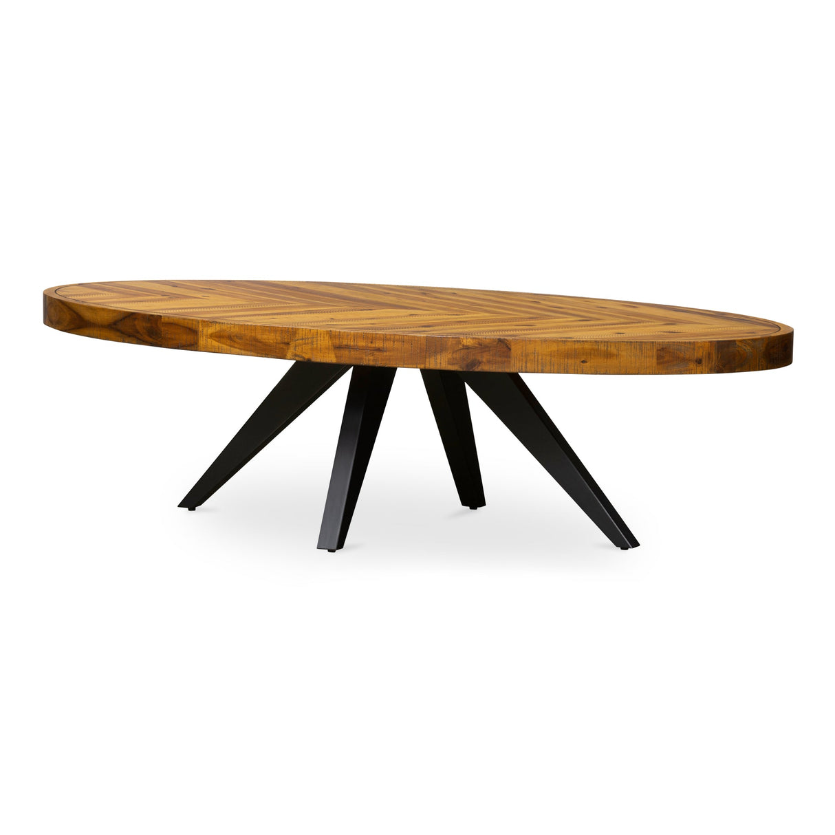 Parq Amber Oval Coffee Table by Moe's Home at Eve Furniture
