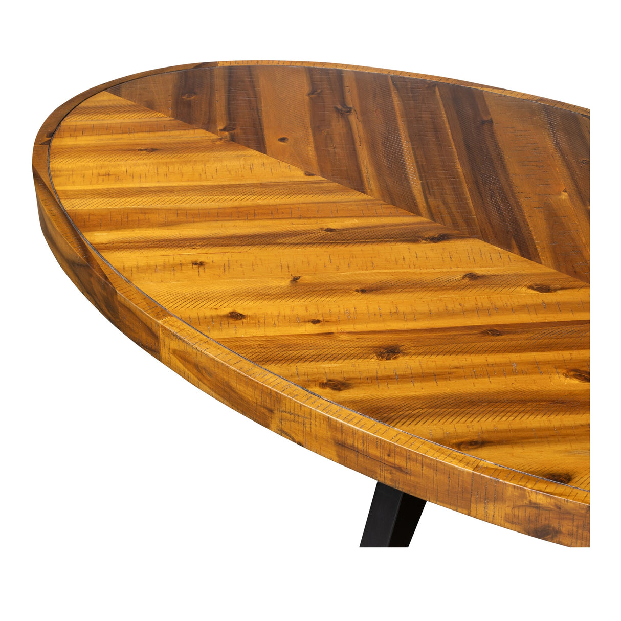 Parq Amber Oval Coffee Table by Moe's Home at Eve Furniture