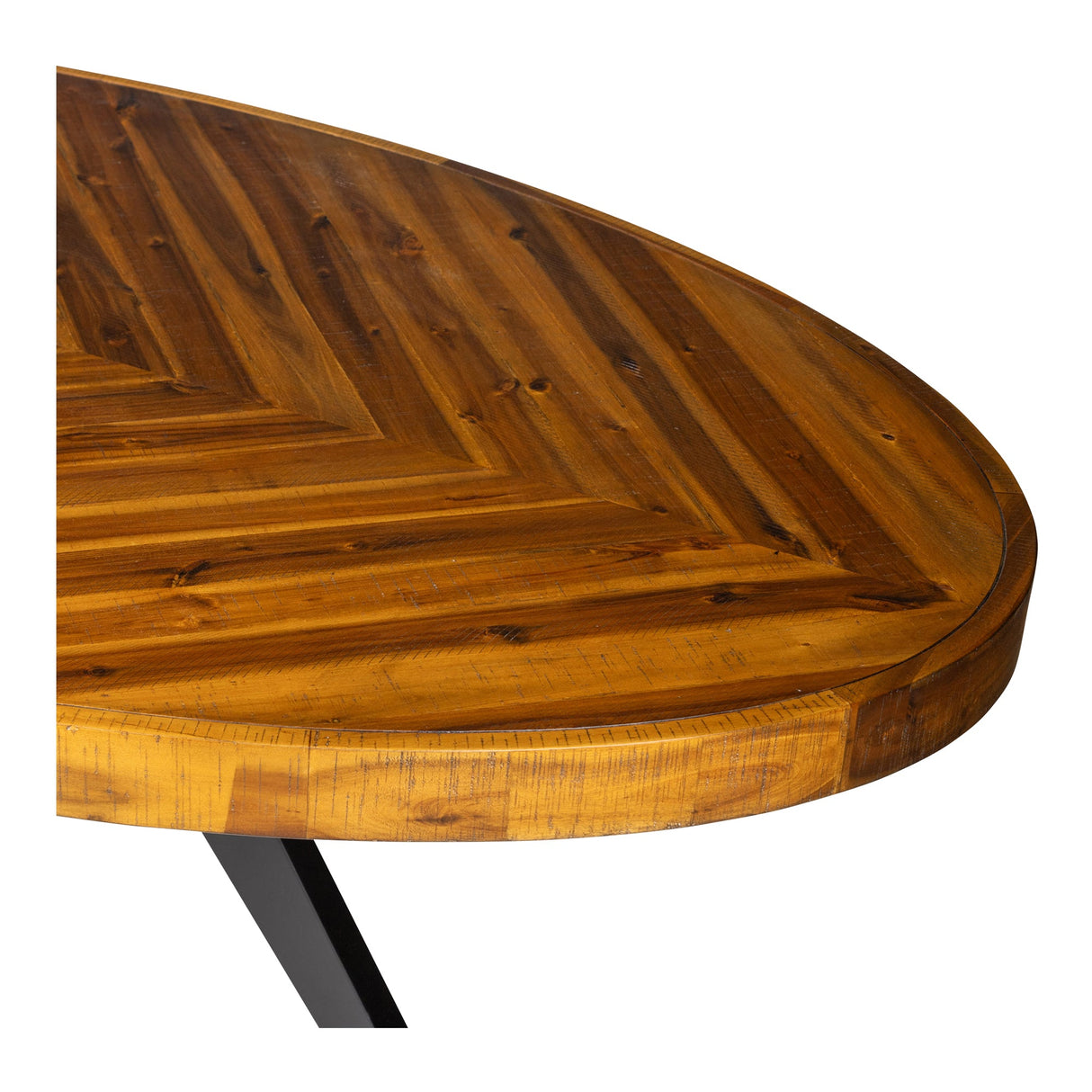 Parq Amber Oval Dining Table by Moe's Home at Eve Furniture