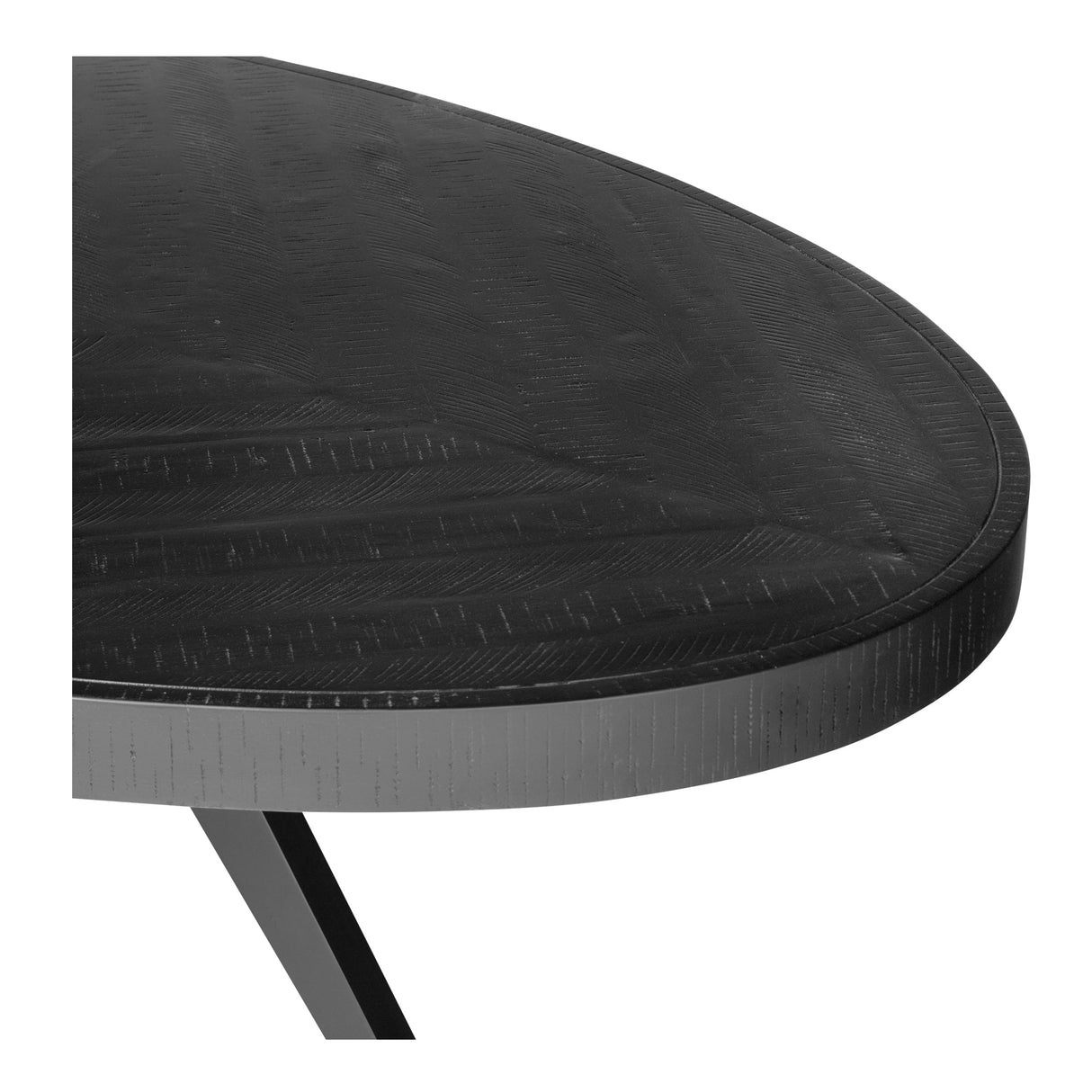 Parq Black Oval Dining Table by MOES at Eve Furniture