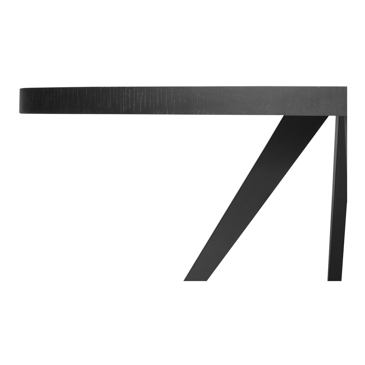 Parq Black Oval Dining Table by Moe's Home at Eve Furniture