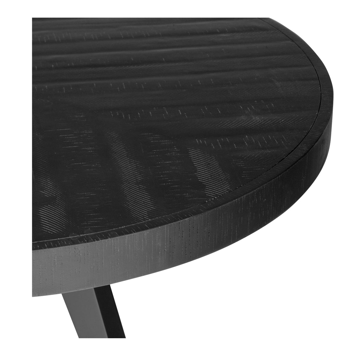 Parq Black Round Dining Table by MOES at Eve Furniture
