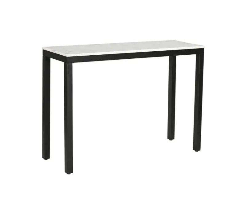 Parson Console Table - White by Moe's Home at Eve Furniture