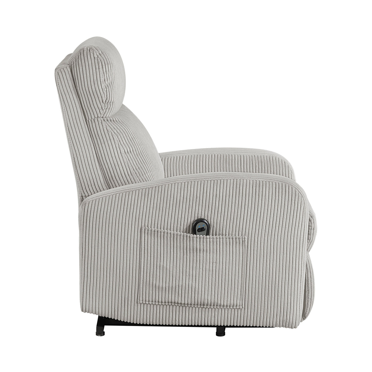 Parsons Gray Power Lift Chair by Homelegance at Eve Furniture