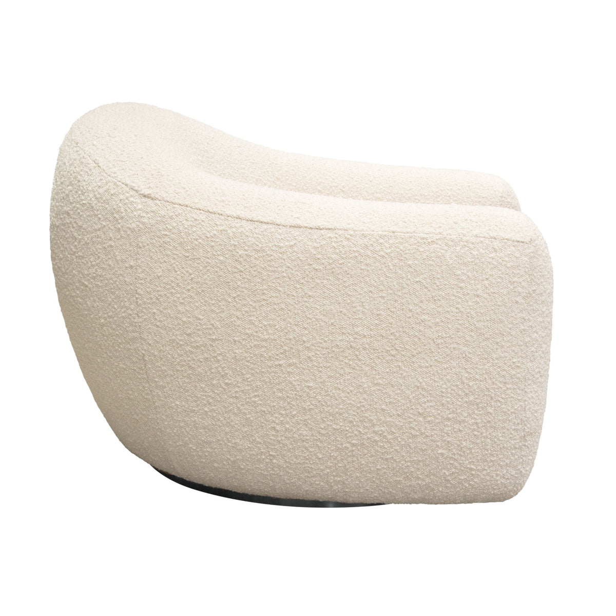 Pascal Bone Swivel Chair by Diamond Sofa at Eve Furniture
