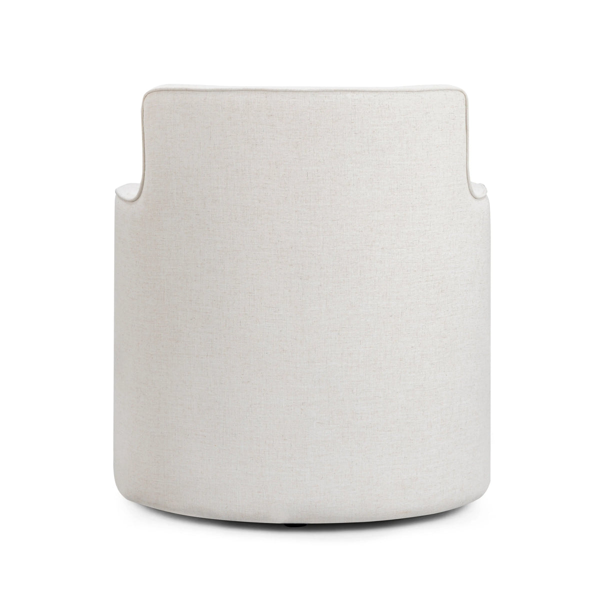 Passe Cream Upcycled Performance Linen Swivel Chair by TOV Furniture at Eve Furniture