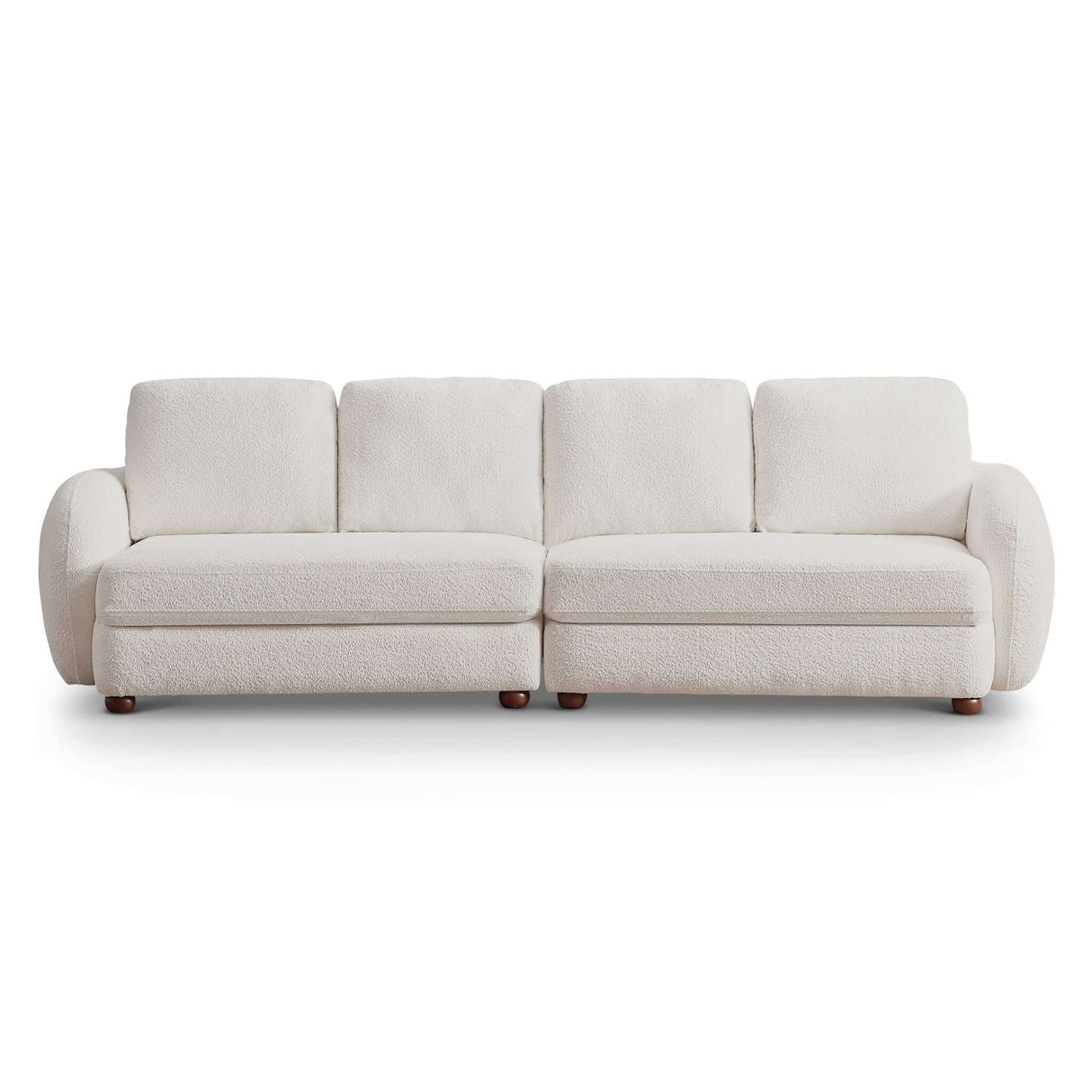 Paton 114.5'' Boucle Fabric Sofa by Ashcroft Furniture at Eve Furniture