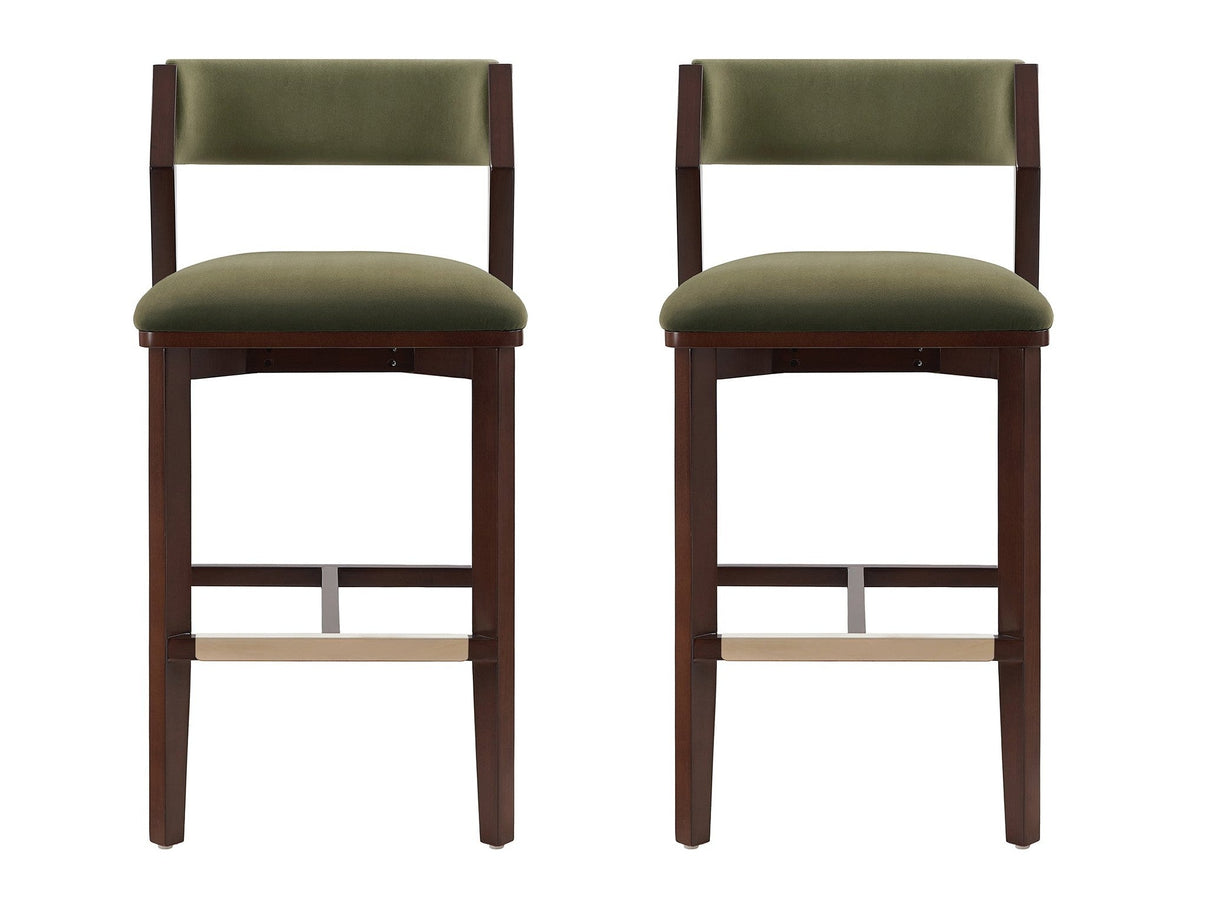 Patricia Barstool in Turtle Green (set of 2) by Manhattan Comfort at Eve Furniture