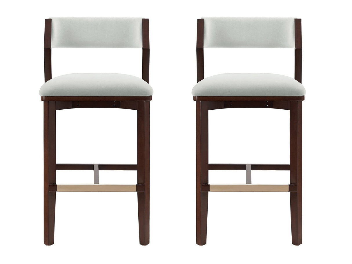 Patricia Barstool in White Glacier (set of 2) by Manhattan Comfort at Eve Furniture