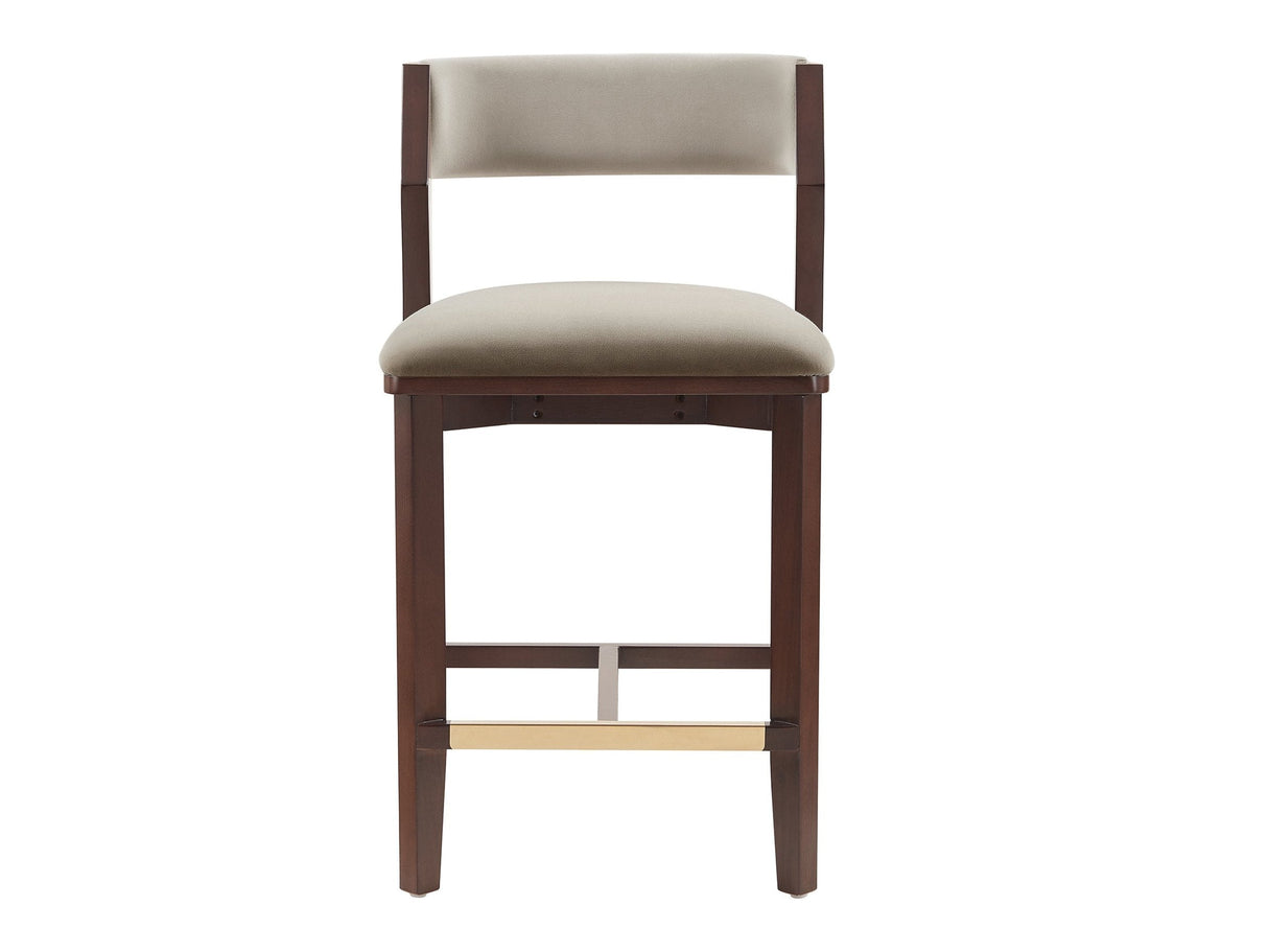 Patricia Counter Stool in Linen by Manhattan Comfort at Eve Furniture