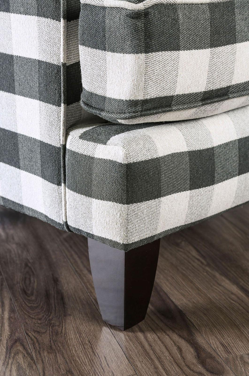 Patricia Pattern Stripe Chair by Furniture of America at Eve Furniture